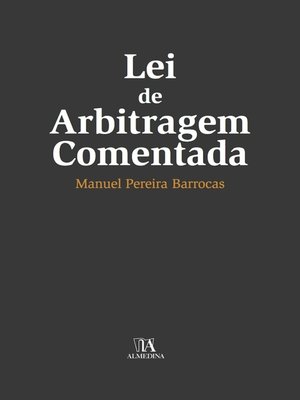 cover image of Lei de Arbitragem Comentada